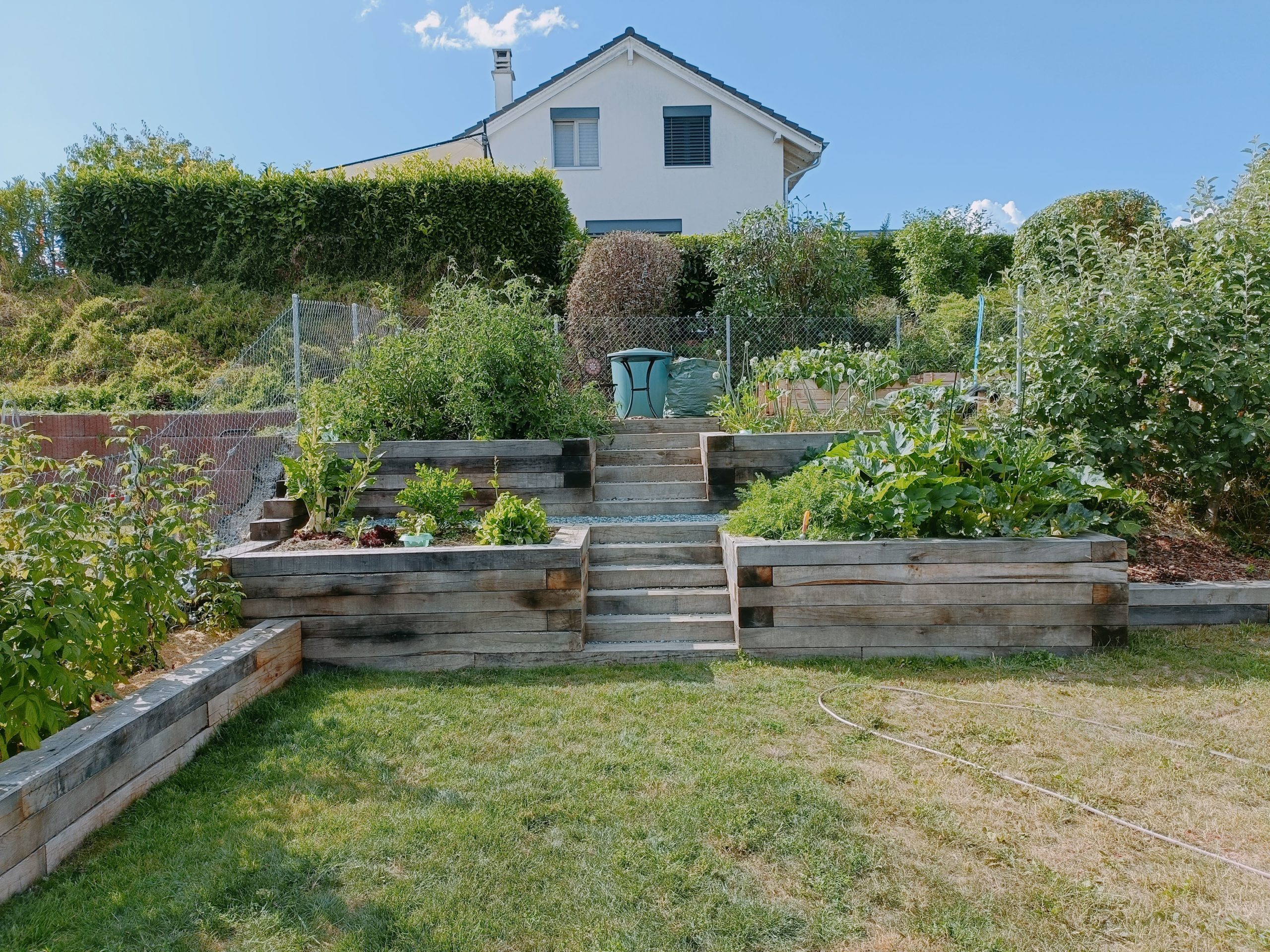 Création de terrassement de jardin